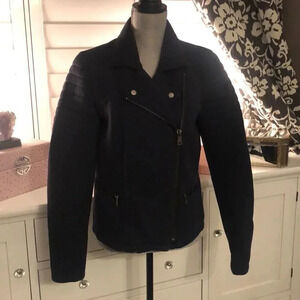 ONLY NWOT Jersey Biker Jacket, Size L